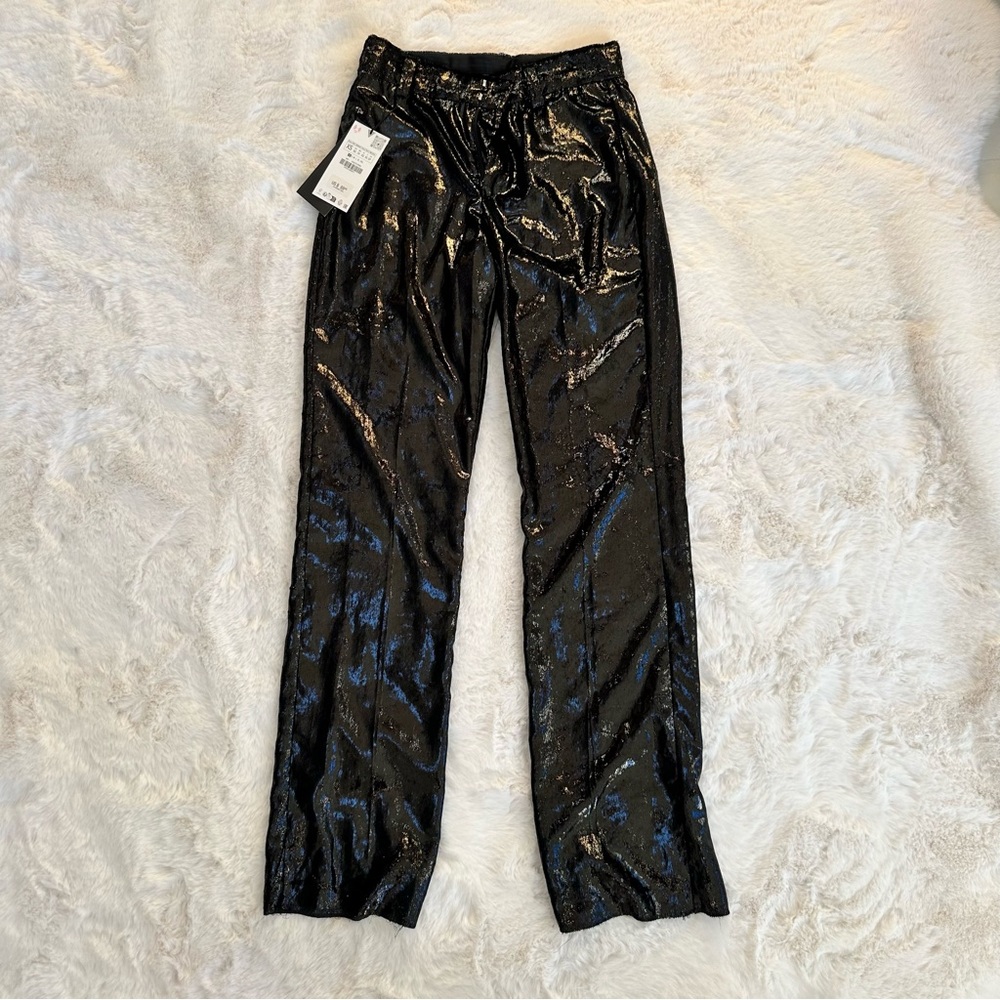 Black zara trousers